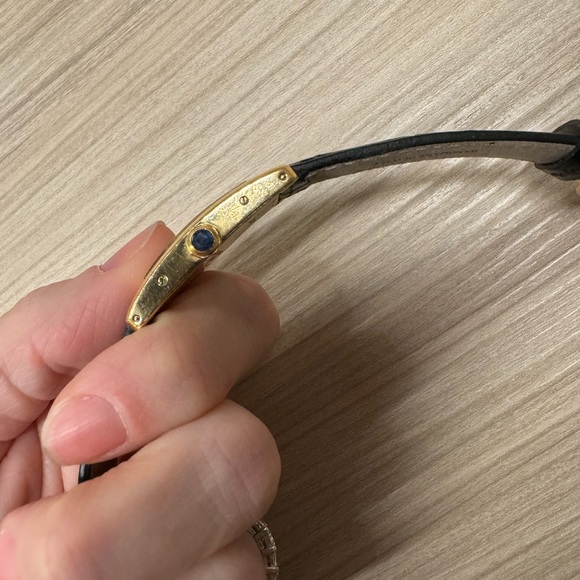 Cartier Gold Tank Americaine 100% genuine small womens watch. Used refurbished - Picture 7 of 12